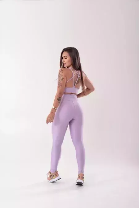 Conjunto Legging canelado acetinado Isis - comprar online