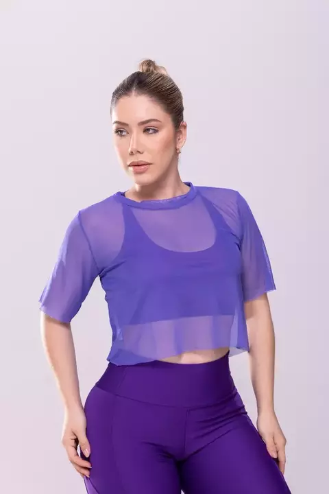 Croped em tule - comprar online