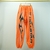 Hellstar Fire Orange Closed Elastic Bottom Sweatpants