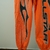 Hellstar Fire Orange Closed Elastic Bottom Sweatpants - comprar en línea