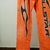 Hellstar Fire Orange Flare Bottom Sweatpants - comprar en línea