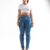 Calça Jeans Mom Feminina Cintura Alta Básica com Elastano - comprar online