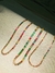 Riviera com banho de ouro 18k e zircônias coloridas - comprar online