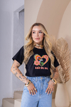 T-Shirt Tradicional O AMOR ILUMINA RAIO DE SOL