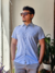 CAMISA GRIS SLIM (M)