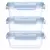 Kit 3 Potinhos Herméticos Azul Buba - comprar online