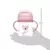 Copo de Tritan com Canudo Oncinha Rosa Buba - comprar online