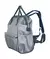 Mochila Kababy Maternidade Boca de Peixe Prata - CARDOSOS BABY STORE