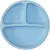 Pratinho em Silicone com Ventosa Azul - CARDOSOS BABY STORE
