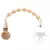 Prendedor de Chupeta em Silicone Bege Buba - CARDOSOS BABY STORE