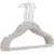 Kit com 5 Cabides Em Veludo Bege Buba