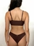 Top biquíni basic marrom - comprar online
