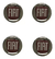 Kit X 4 Tapas Para Centro De Llanta Fiat Palio Punto Argo