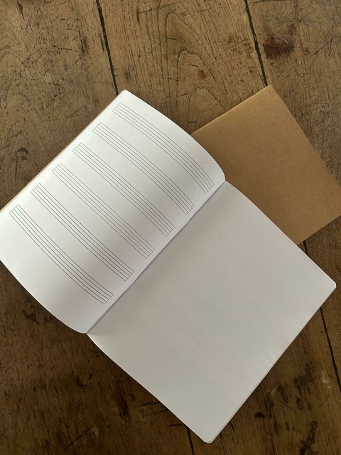 CADERNO DE MÚSICA 23X30