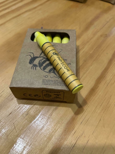 GIZ DE CERA AMARELO LIMÃO BASTÃO AVULSO