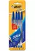 Caneta Bic Azul Esferográfica Clássica Cartela C/4 Canetas Exterior TransparenteCaneta Bic Azul Esferográfica Clássica