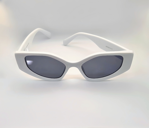 Óculos Gatinho Branco