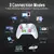 EasySMX X15 PC Controle sem fio, Controlador de jogo RGB Bluetooth Compatível c na internet