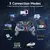 EasySMX X15 Gamepad – Controle Sem Fio com Bluetooth para PC e Consoles