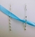 Aretes Largos Bolitas en Plata 925