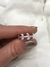 Anillo acero blanco