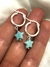 Argollitas con dije estrella