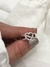 Anillo acero blanco