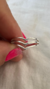 Anillo acero blanco