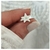Anillo acero blanco