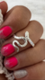 Anillo serpiente talle único regulable