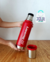 Termo Discovery 1 litro rojo calidad premium acero inoxidable - XLR Store