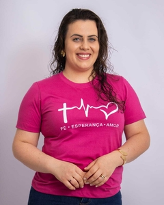 T-Shirt Fe Esperanção Amor - comprar online