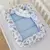 Cama Ninho Redutor de Berço Estampa Nuvem Azul para Bebê Menino - Enxoval 100% - Plataforma Baby