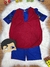Fantasia Infantil Azul e Vermelha - Temática Superman - Acompanha a Máscara de E.V.A. (1070AZ) - comprar online