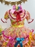 Fantasia Infantil Junino Laranja Com Estampa Colorida Festas (6017LV) - loja online