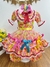 Fantasia Infantil Junino Laranja Com Estampa Colorida Festas (6017LV) - Plataforma Baby
