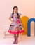 Vestido Infantil Junino Luxo Xadrez Colorido Festa São João - Menina (0112CL) - comprar online