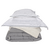 Kit Coberdrom Soft 03 Peças Solteiro cor:Cinza (3003-10)