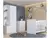 Quarto de Bebê Completo com Guarda-roupa Berço e Cômoda Henn Labirinto Branco