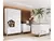 Quarto de Bebê Completo com Berço Cômoda e Guarda-roupa Henn Ternura Branco