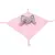 Naninha de Bebê Buba Elefantinho Abraço Rosa +3M - Plataforma Baby