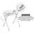 Kit Banho Burigotto Banheira Redutor e Suporte Branco