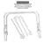 Kit Banho Burigotto Banheira Redutor e Suporte Branco - Plataforma Baby