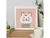 Quadro Decorativo Infantil Gato 24x24cm na internet