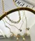 Colar Triplo Bolinhas Folheado a Ouro 18k