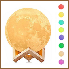 Luminária Lua Cheia 3D - loja online