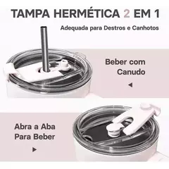 Romantic Crown Copo Térmico Inox 1,2l Com Alça - comprar online