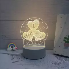 Candeiro de mesa LED 3D Criativo - comprar online