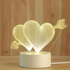 Candeiro de mesa LED 3D Criativo - comprar online