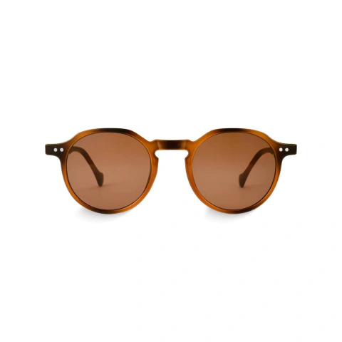 Óculos de Sol Redondo Gaia Tortoise Clássico
